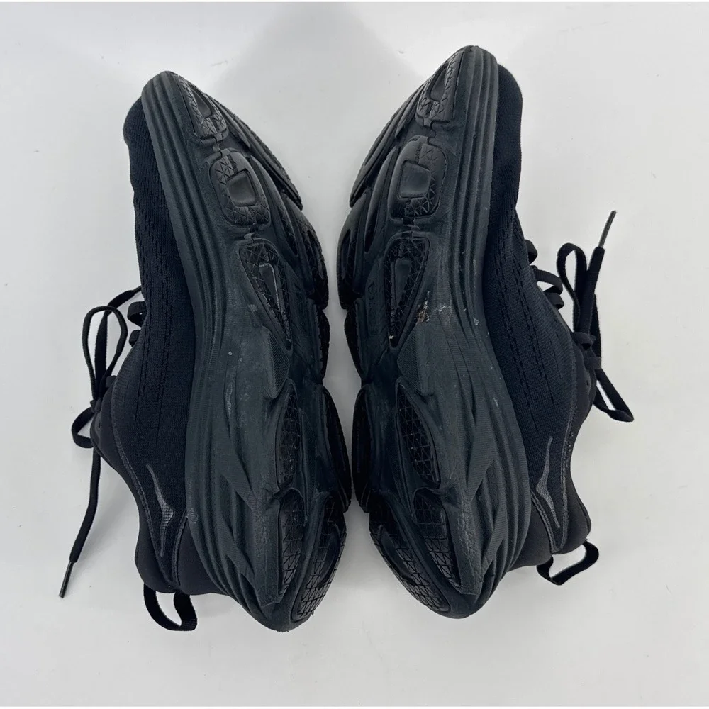 Hoka Bondi 8 Running Shoes Womens 8D Black Max Cushion Sneakers
